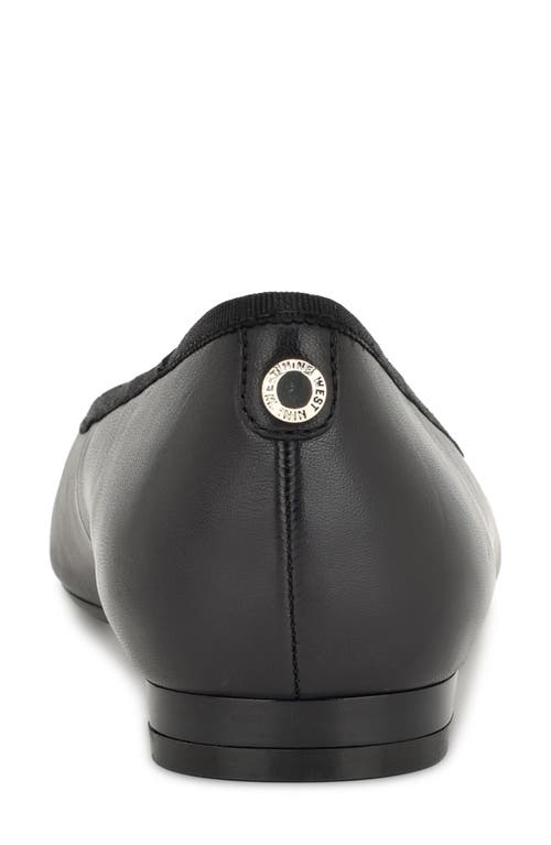 Nine West Ollin 9x9 Cap Toe Flat In Black