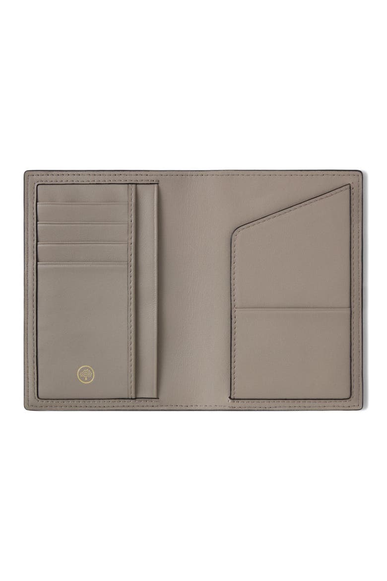 Leather Passport Cover, Alternate, color, Cashmere Taupe