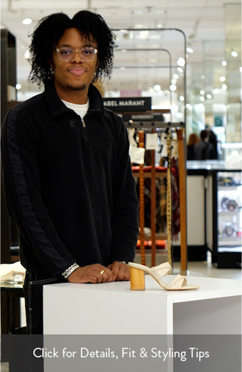 Alia Ruched Slide Sandal, sales video thumbnail