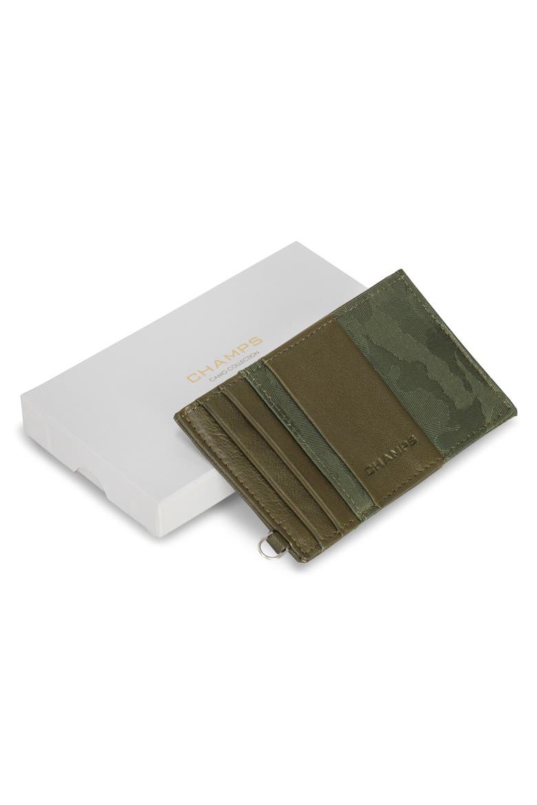 Cam Slim Card Holder, Alternate, color, GREEN