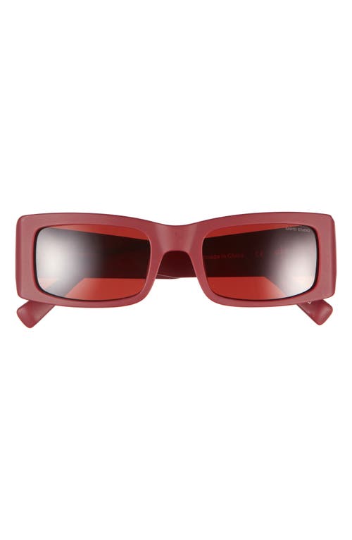 Santo Studio Forma Polarized Rectangular Sunglasses