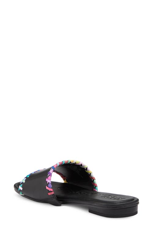 Karl Lagerfeld Paris Cenie Whipstitch Slide Sandal