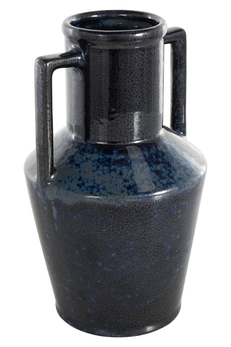 Dark Blue Ceramic Vase, Alternate, color, DARK BLUE