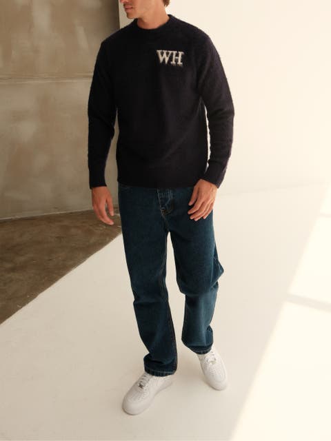 Crew Neck Logo Sweater