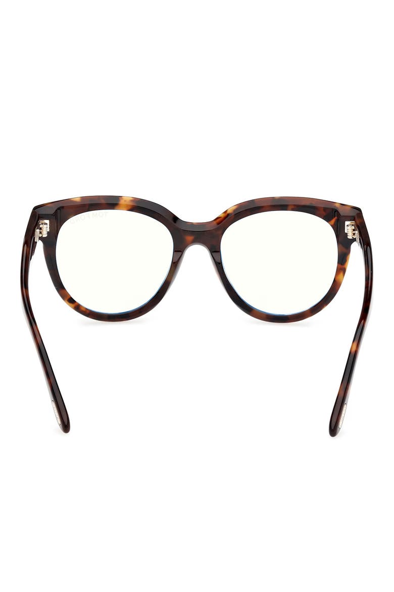 52mm Butterfly Blue Light Blocking Glasses, Alternate, color, HAVANA