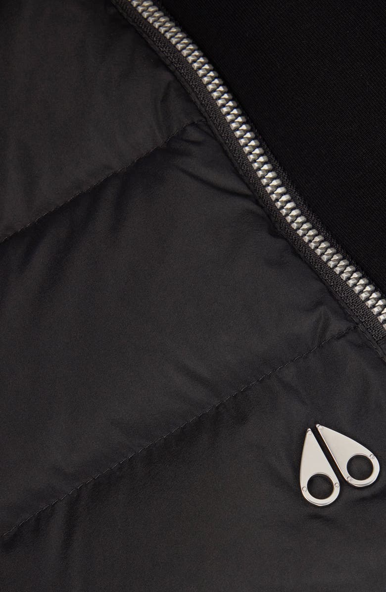 Moose Knuckles Naomi 800 Fill Power Down Hybrid Jacket, Alternate, color, Black