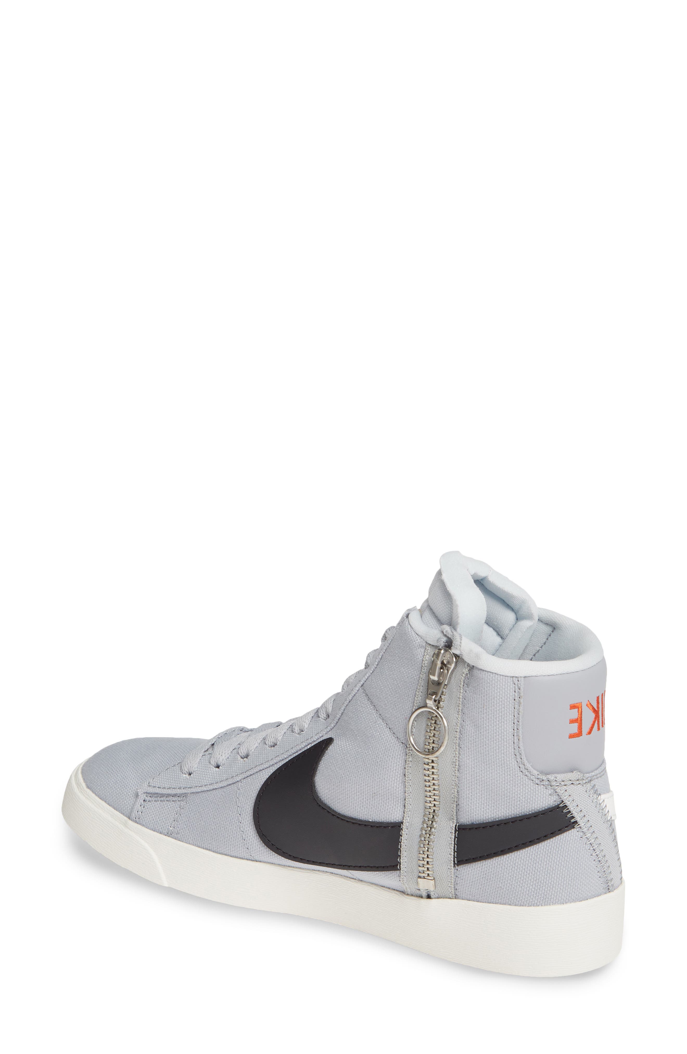 nike blazer mid rebel gray 90s sneaker