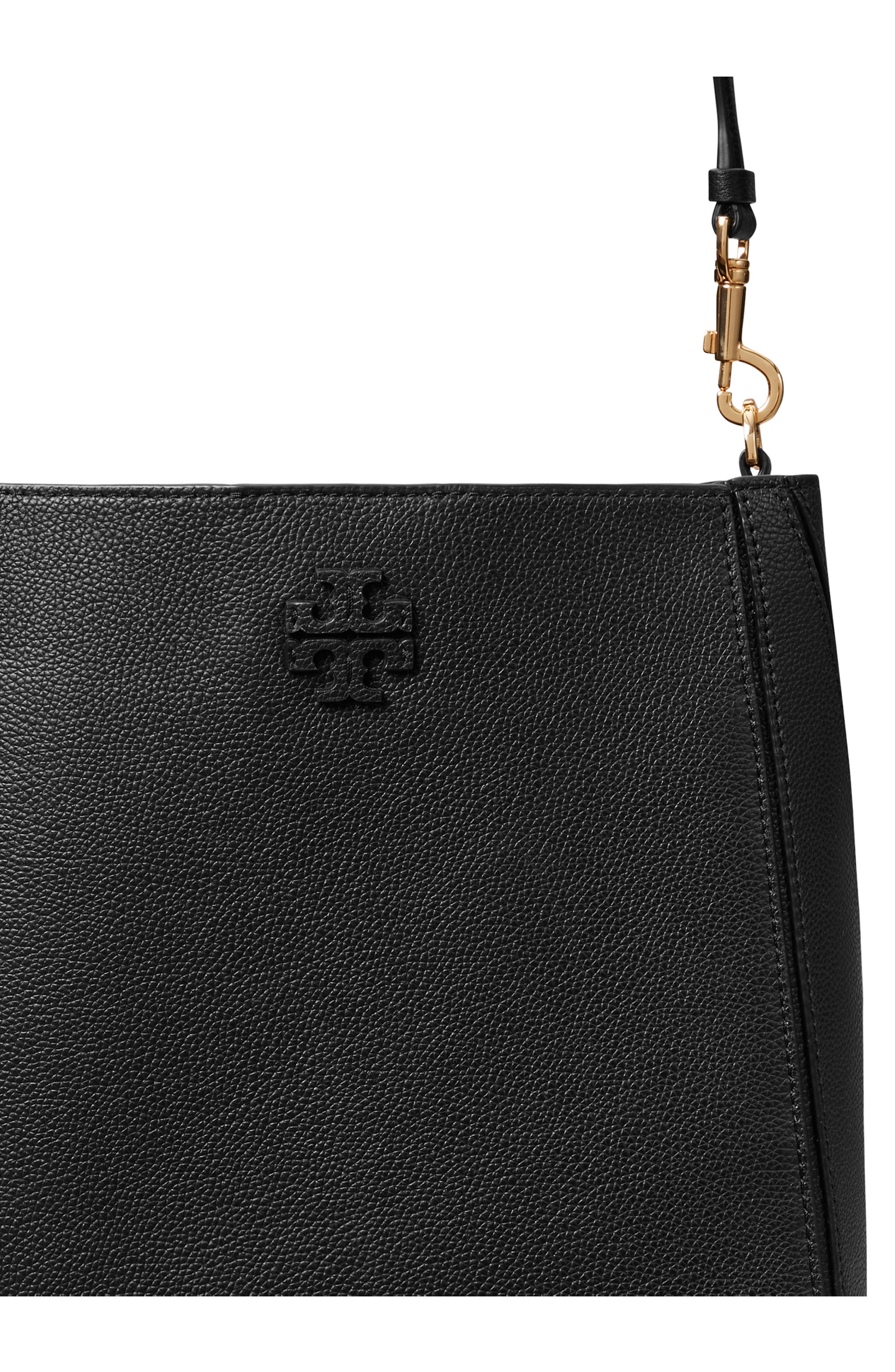 Tory Burch McGraw Leather Bucket Bag, Alternate, color, 