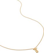 Monica Vinader Initial Pendant Necklace