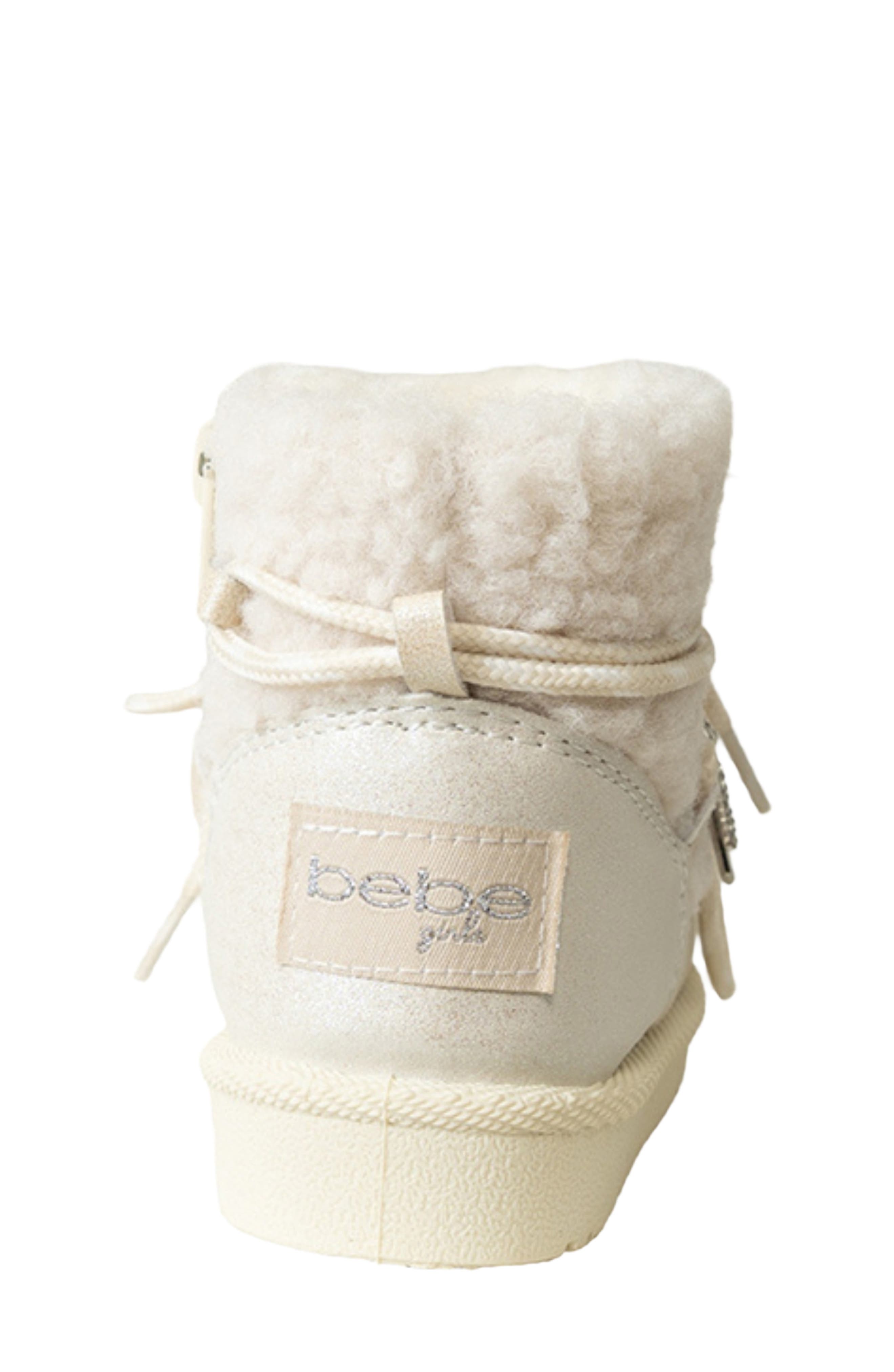 Kids' Faux Fur Hybrid Bootie, Alternate, color, CREAM