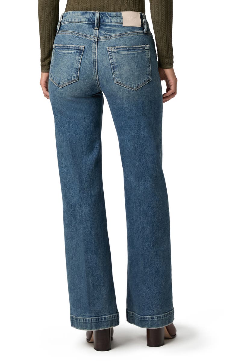 PAIGE Leenah High Waist Wide Leg Jeans, Alternate, color, Stones