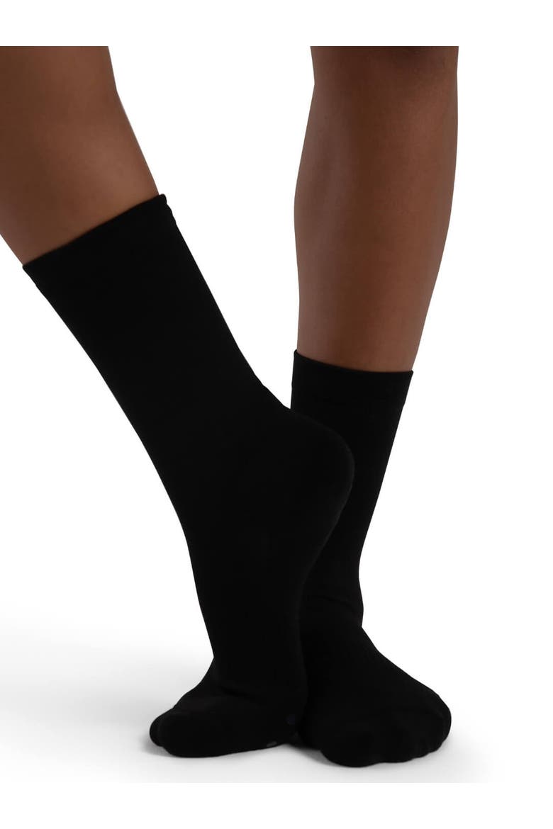 Lifeknit® Calf Length Sox, Main, color, black