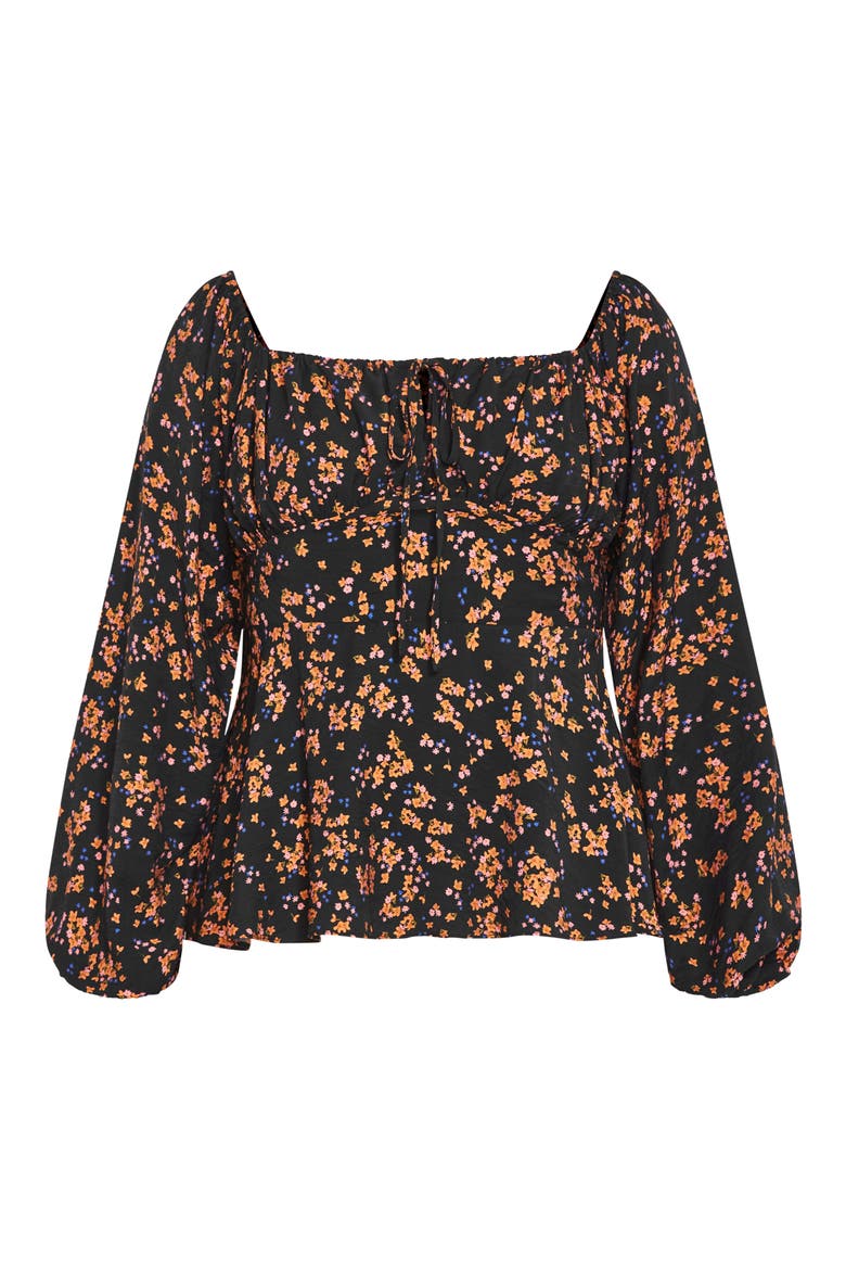 Gigi Floral Long Sleeve Blouse, Alternate, color, BABY BUNCH