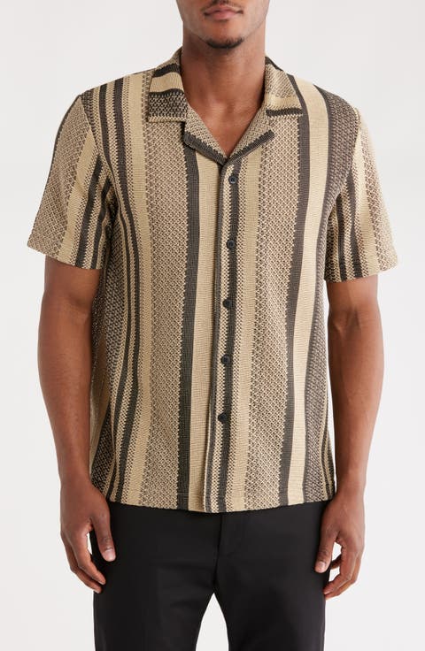 Textured Camp Shirt