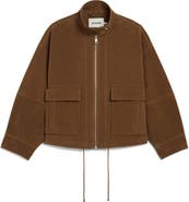 Apparis Kate Faux Suede Bomber Jacket