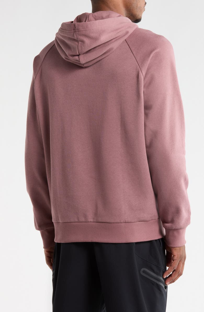 Under Armour Rival Fleece Hoodie, Alternate, color, Maroon Mist