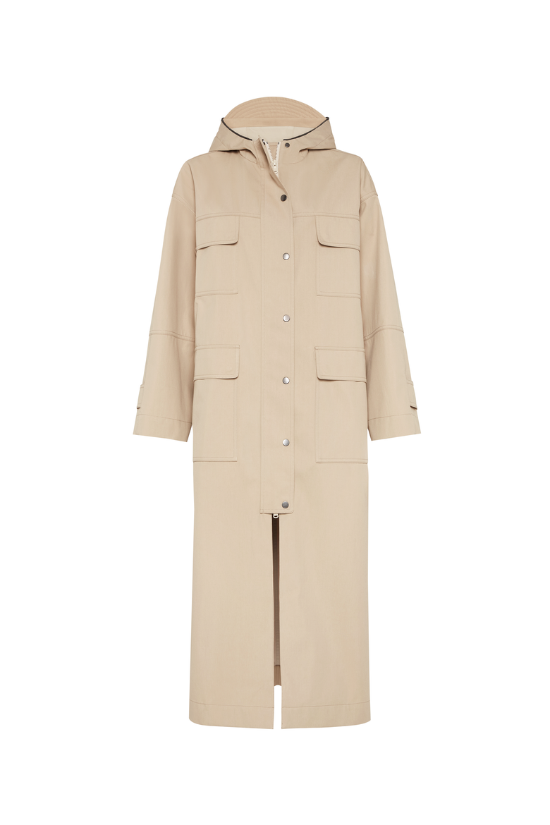 Parka with monili, Main, color, Beige