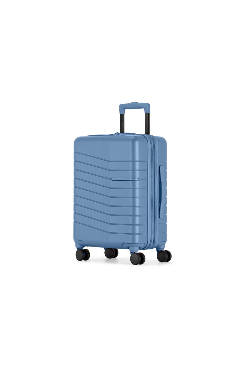 Munich 3 Piece Hardside Luggage Set with Expansion, Alternate, color, Blue