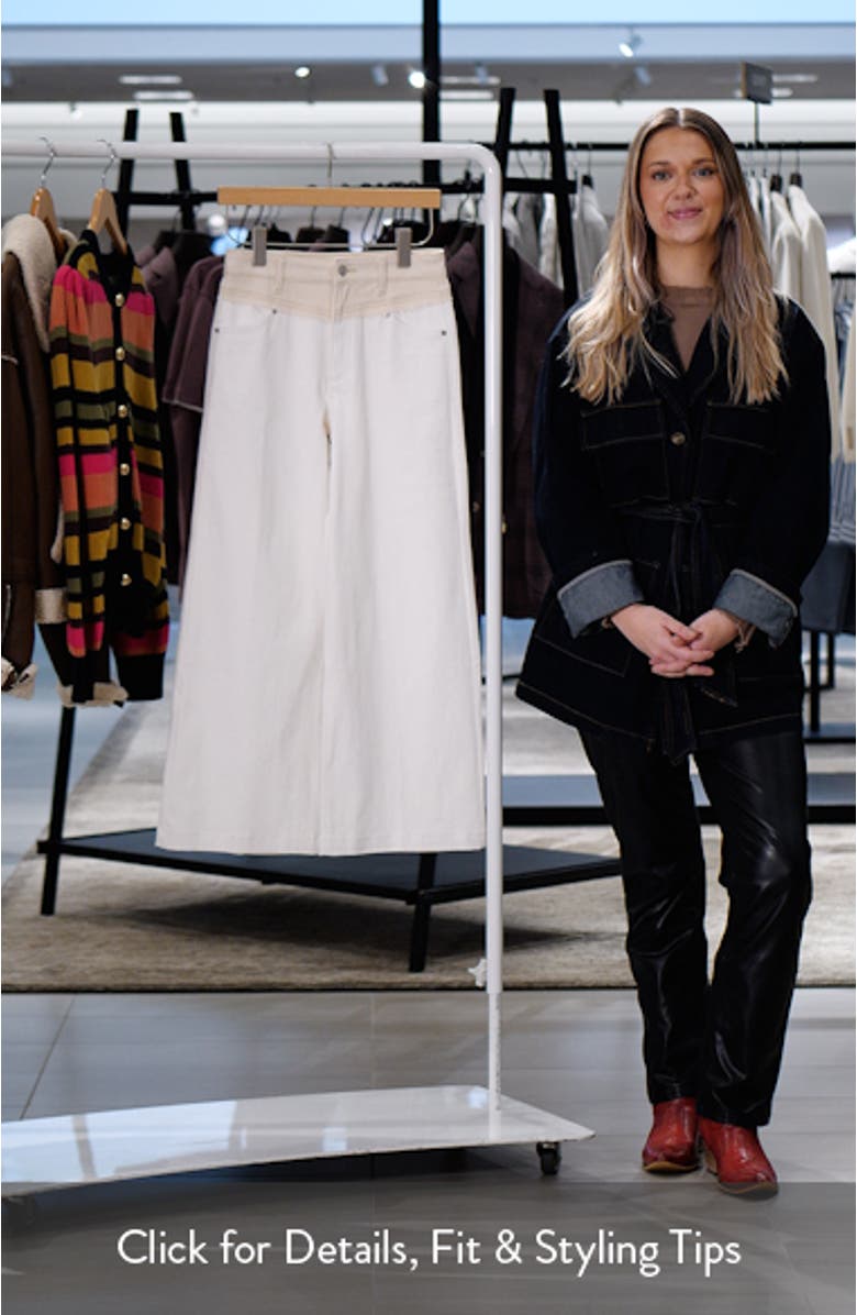 Harper V-Yoke High Waist Ankle Wide Leg Jeans, sales video thumbnail