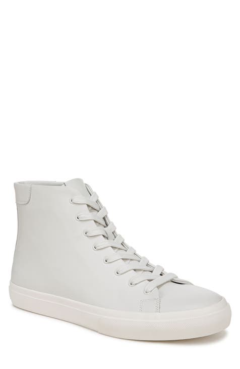 Mens high sneakers fashion white