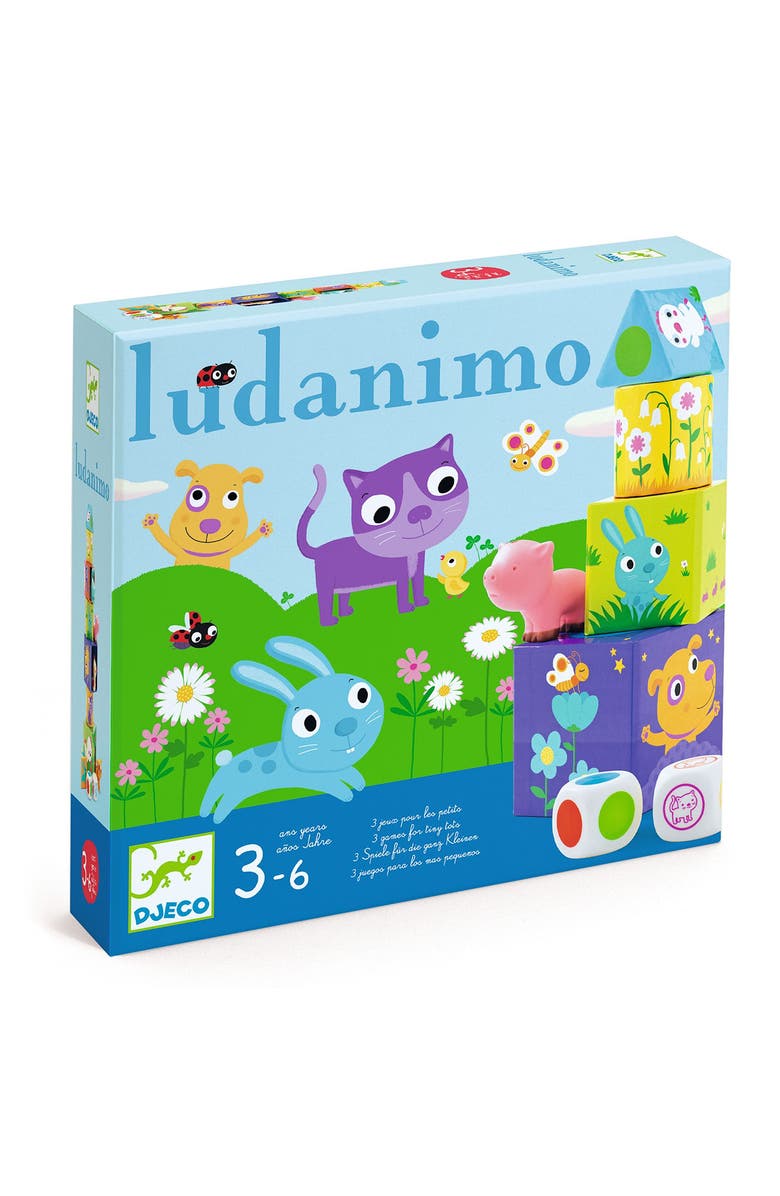 Djeco Ludanimo 3-in-1 Game, Alternate, color,