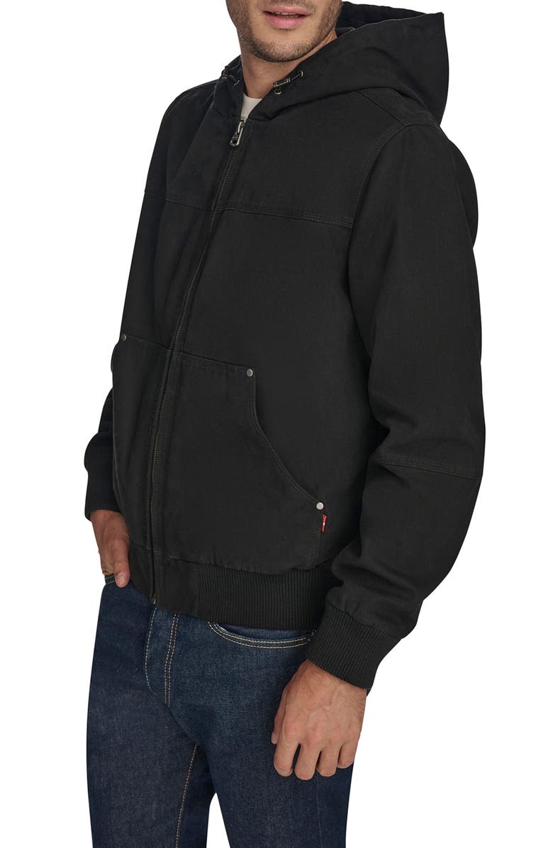 Levi's<sup>®</sup> Lightweight Workwear Hooded Jacket, Alternate, color, 