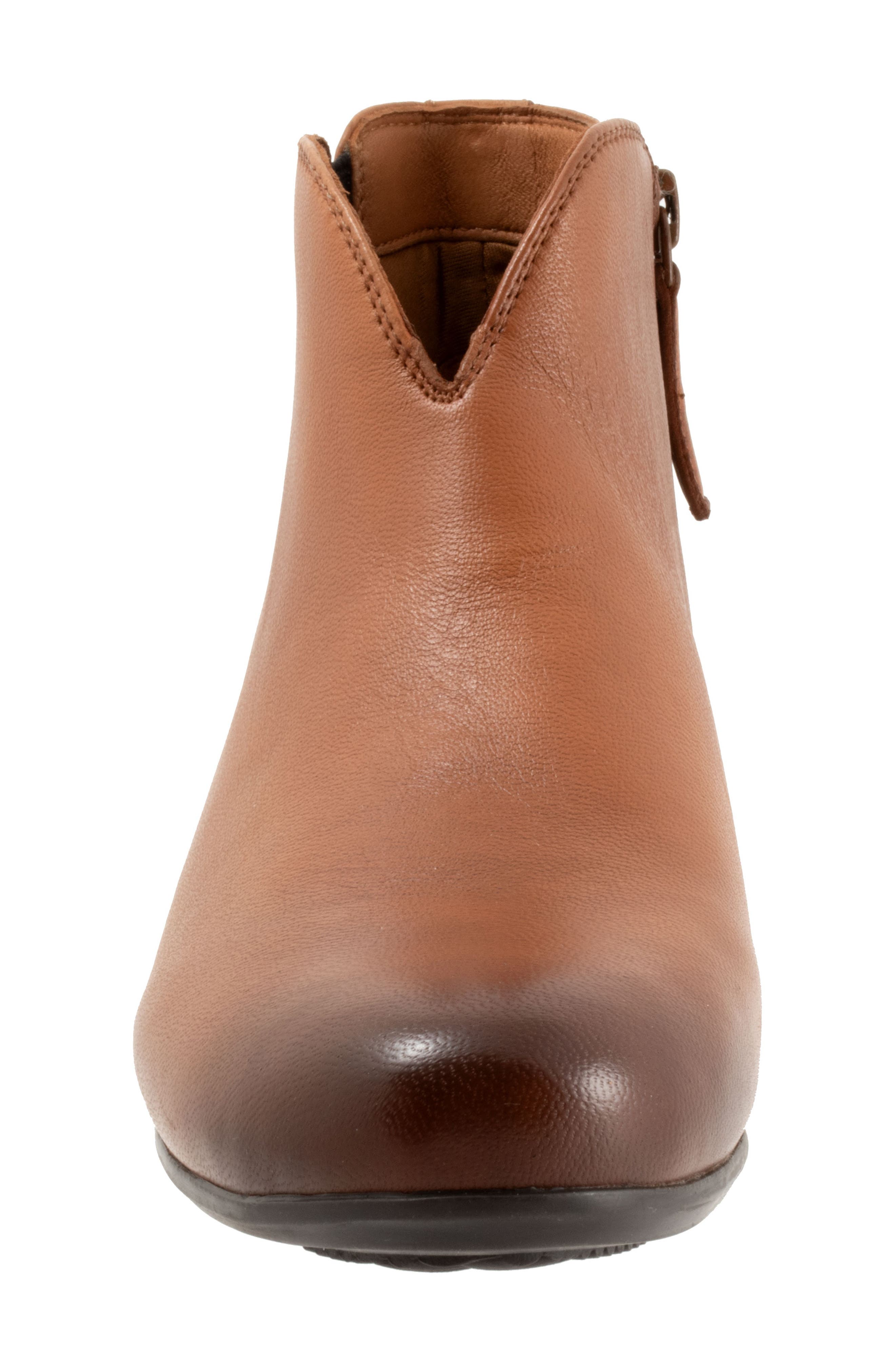 Monroe Side Zip Ankle Bootie, Alternate, color, LUGGAGE