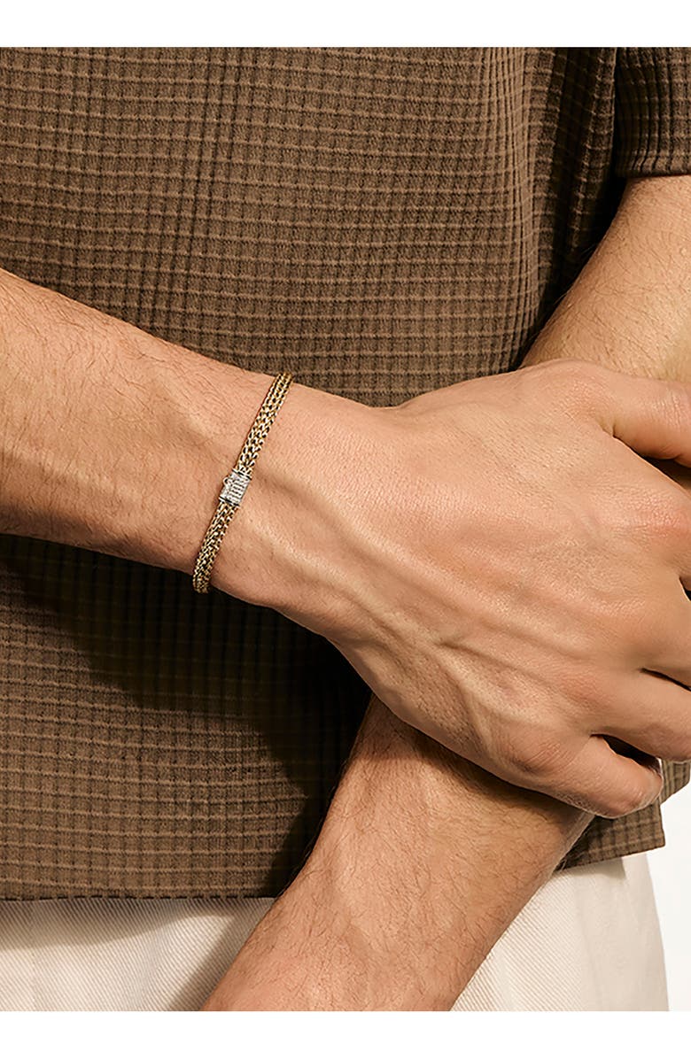 John Hardy Icon Reversible Bracelet, Alternate, color, Silver And Gold