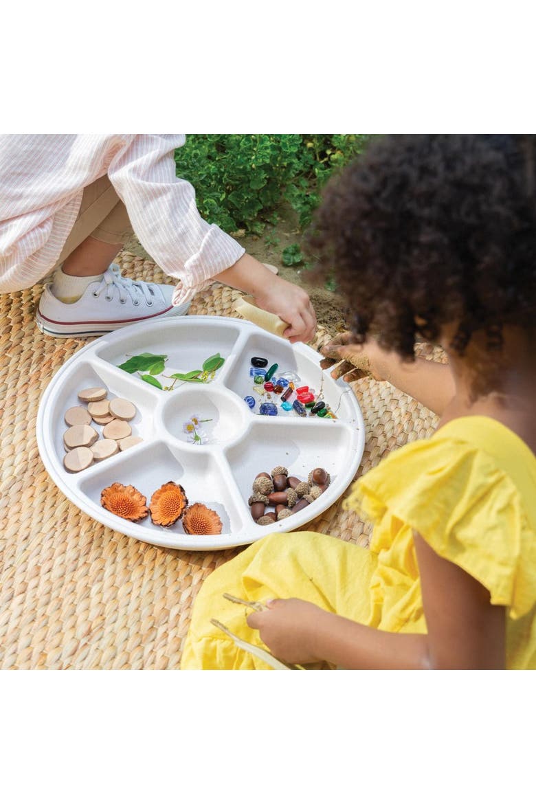 Loose Parts Sorting Trays - Set of 4 - White, Alternate, color, White