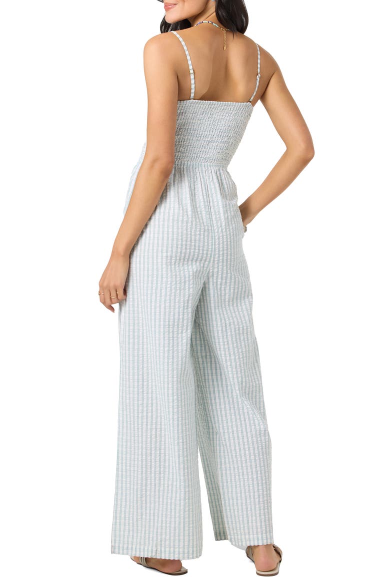 Aiyana Print Jumpsuit, Alternate, color, WINTER WHITE