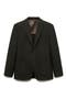 Slim Fit Plaid Wool Blend Blazer