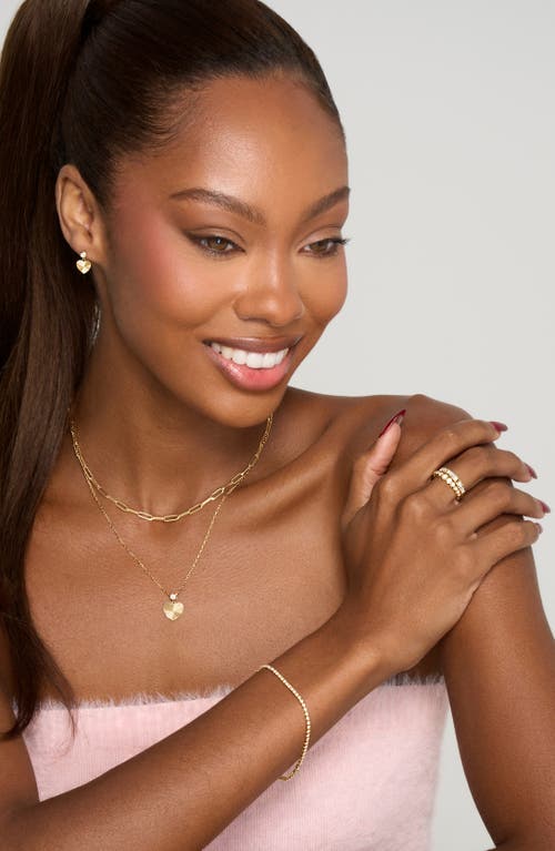 Bony Levy Bl Icon Heart Drop Earrings In 18k Yellow Gold
