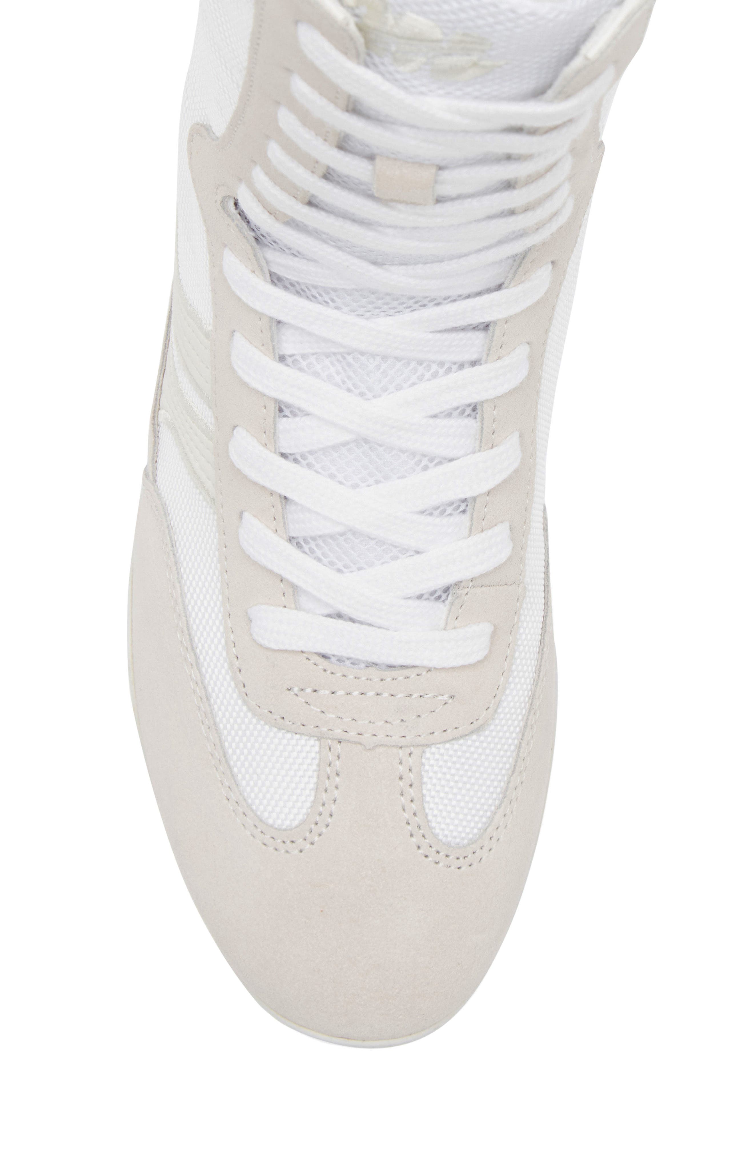 Steve Madden Paxtin Lace Up Boot, Alternate, color, White Multi