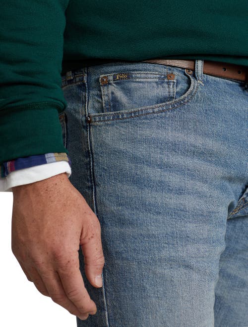 Polo Ralph Lauren Big & Tall Hampton Relaxed Straight-fit Stretch Jeans In Blue