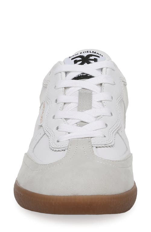 Sam Edelman Kallen Sneaker In White/green Garden
