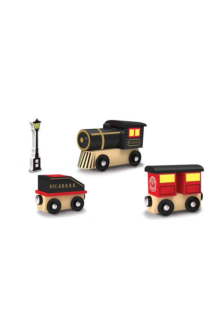 Original Steam Engine Toy Train Set, Alternate, color, Multicolor