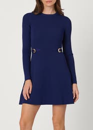 Shoshanna Buckle Knit Janice Dress