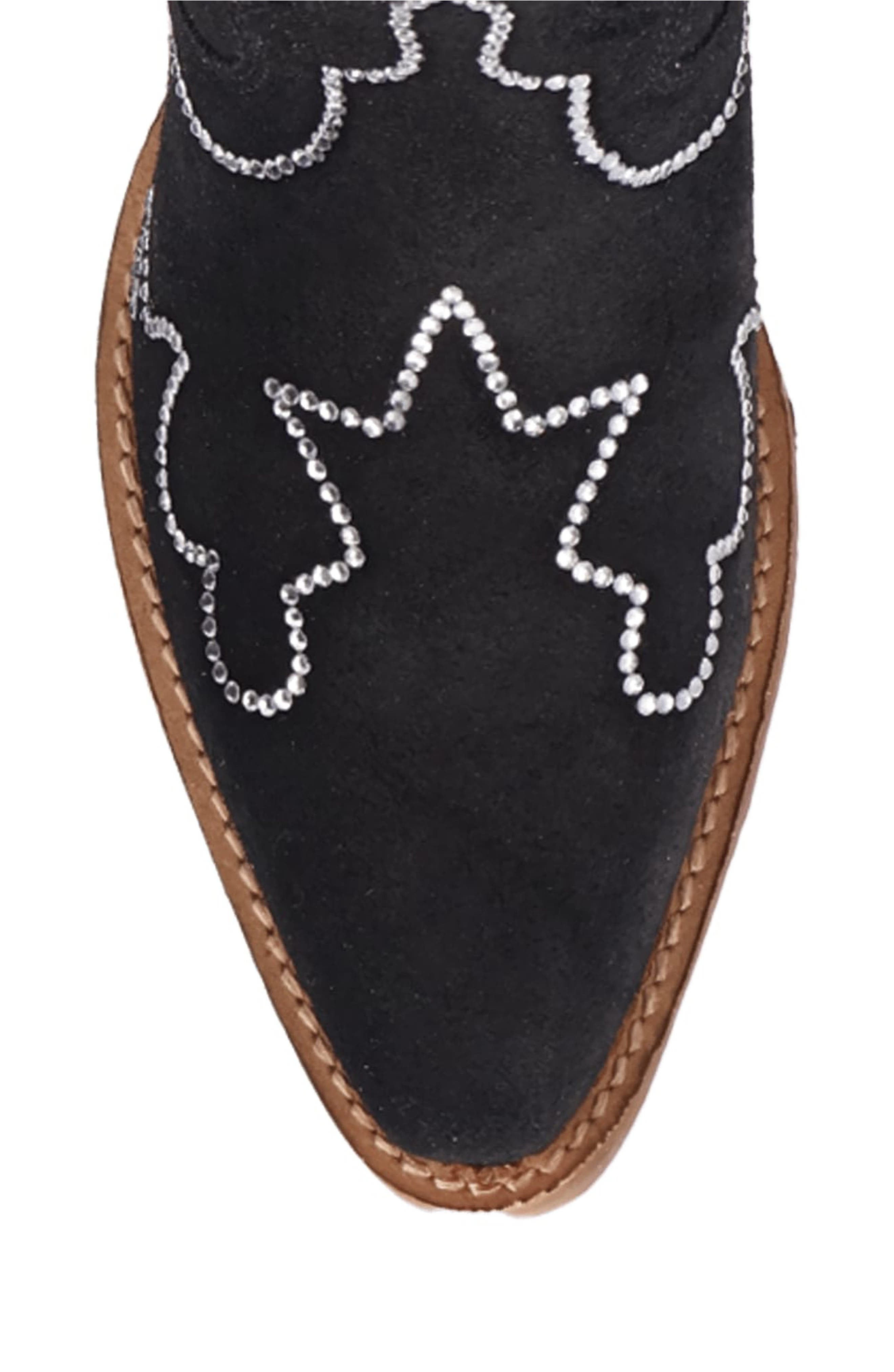 Dingo Tiny Pony Rhinestone Western Boot, Alternate, color, Black