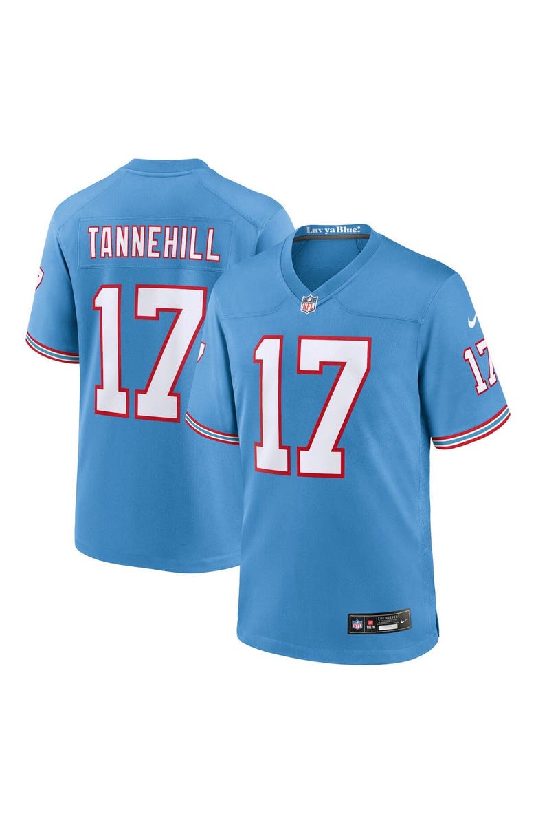 Nike Youth Nike Ryan Tannehill Light Blue Tennessee Titans Game Jersey, Main, color, 