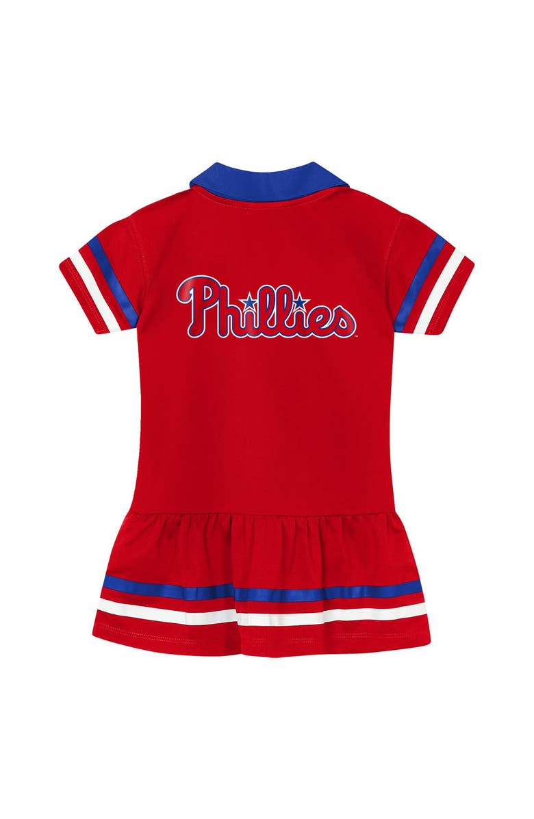 Outerstuff Toddler Outerstuff Red Philadelphia Phillies Star Player Dress, Alternate, color, Red