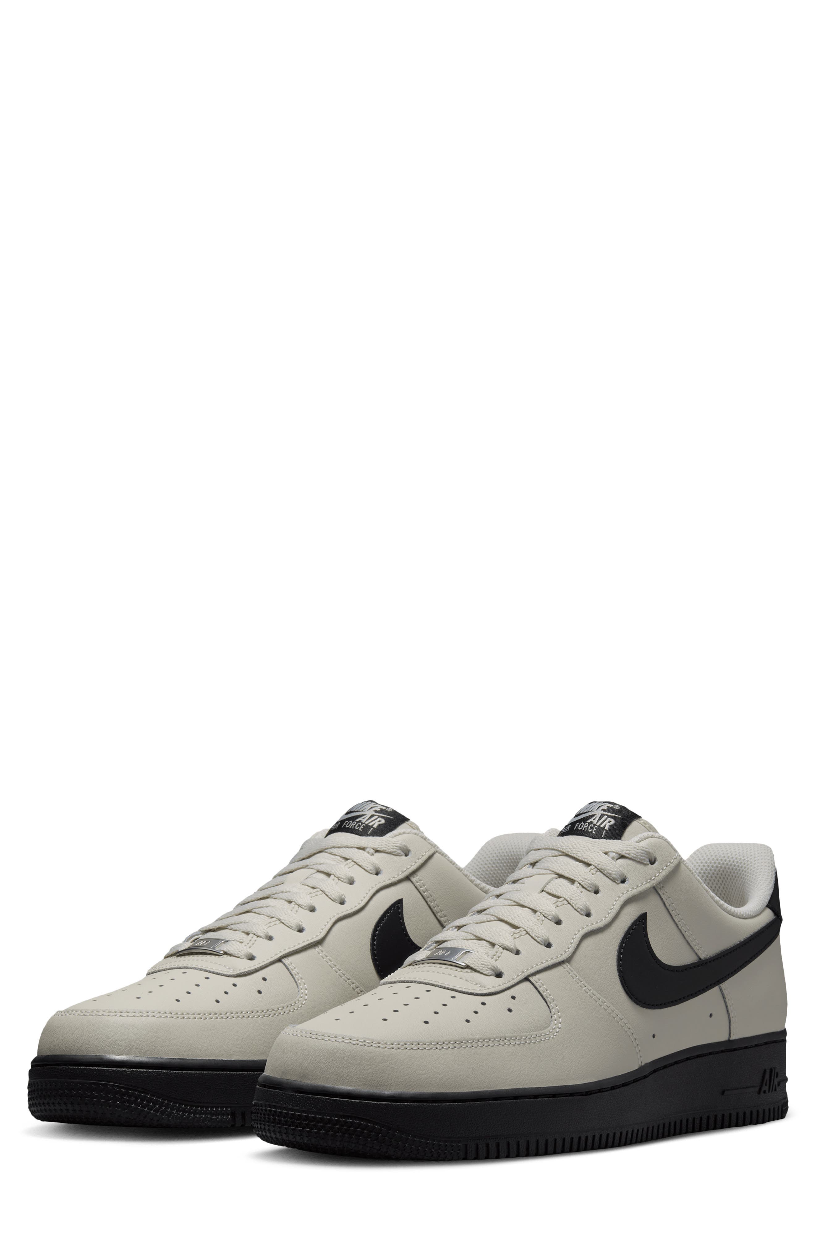 Air Force 1 '07 Basketball Sneaker, Main, color, BONE/ BLACK