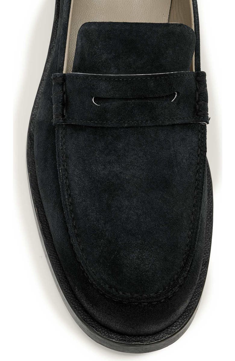 AllSaints Bloom Convertible Penny Loafer, Alternate, color, Black