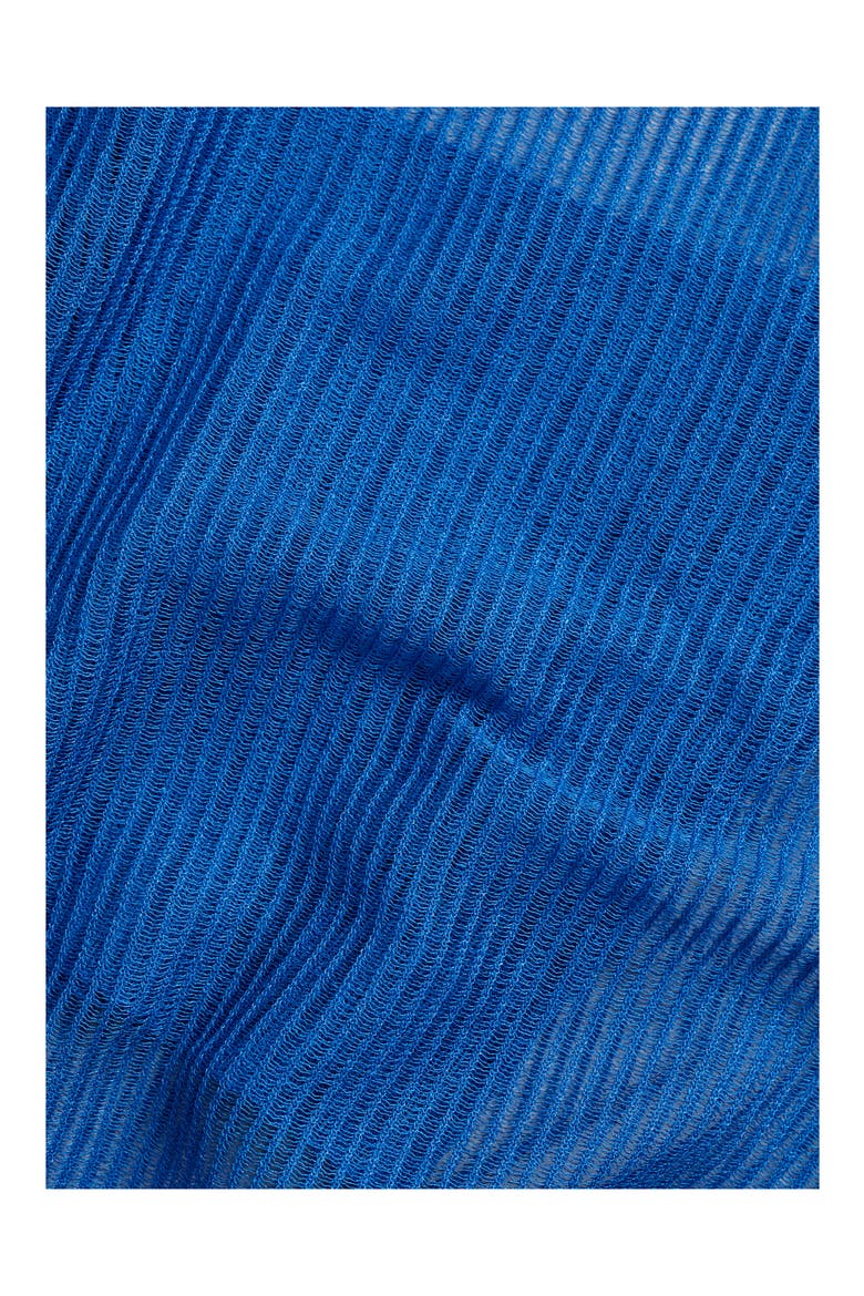 Sheer Crop Sweater, Alternate, color, VIBRANT BLUE