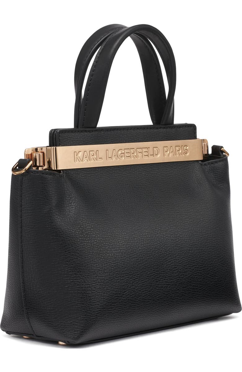 KARL LAGERFELD PARIS Jacqueline Crossbody, Alternate, color, Black/Gold