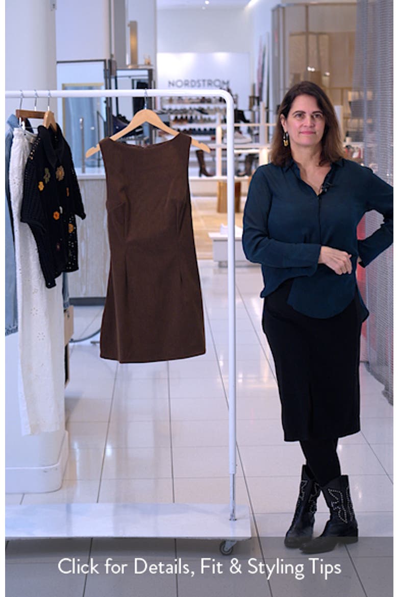 Alfalfa Sleeveless Corduroy Minidress video