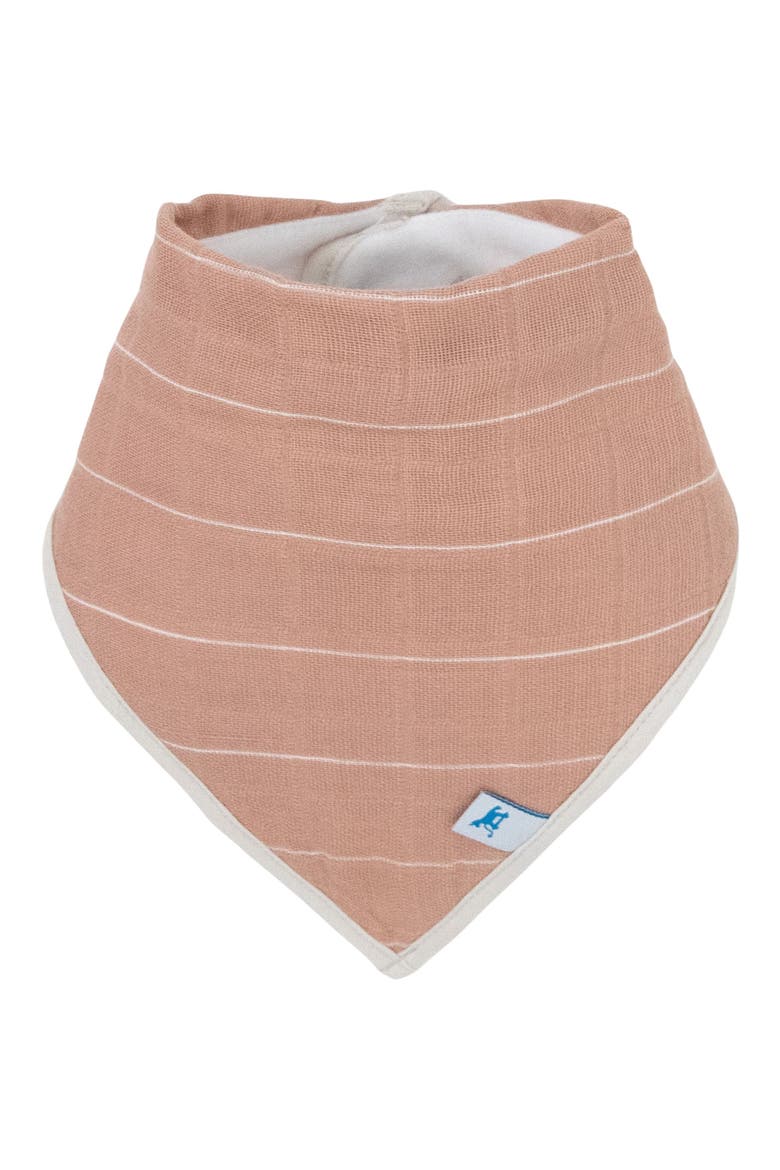 4-Pack Fleece & Cotton Muslin Bandana Bib, Alternate, color, MAUVE STRIPE