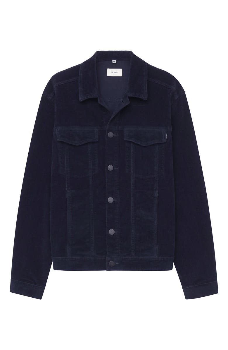 DL1961 Vaughn Corduroy Trucker Jacket, Alternate, color, Skyline