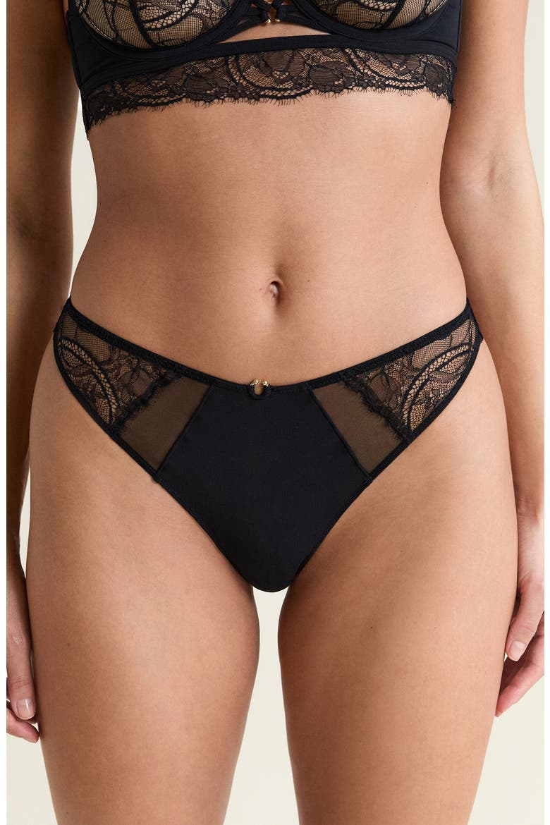 Vertige Thong, Main, color, BLACK