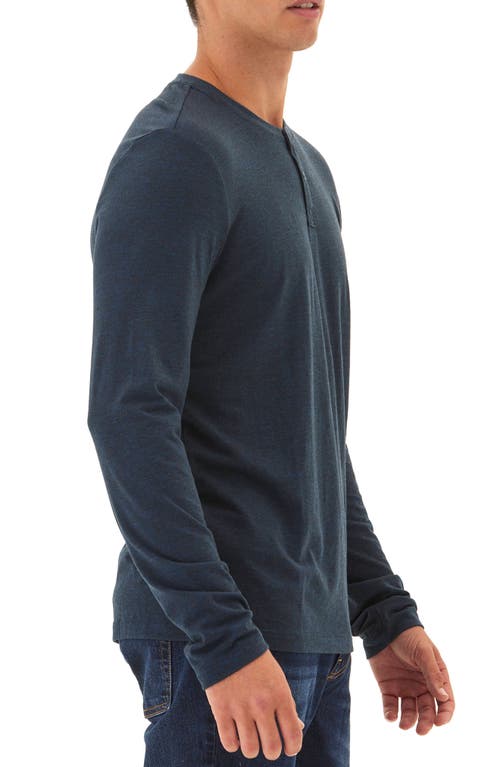 Threads 4 Thought Austin Triblend Henley In Blue