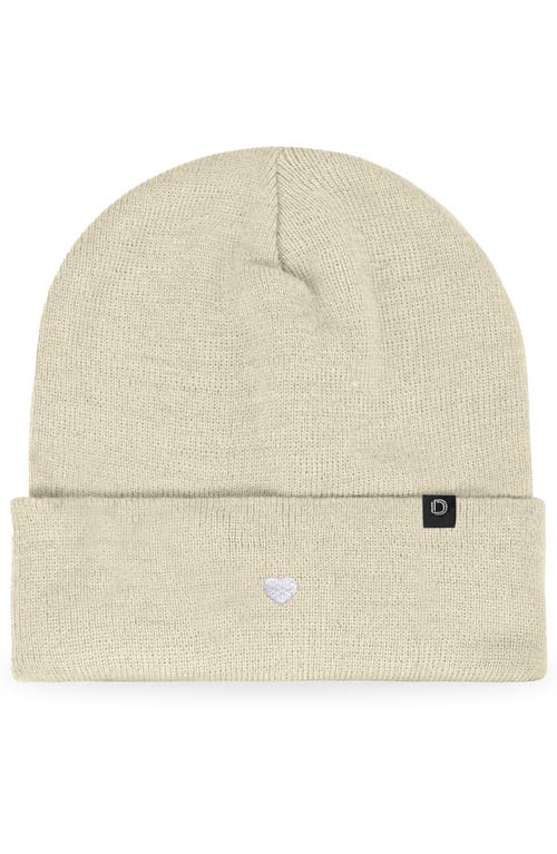 Dalix Lil Heart Beanie Cap In Sand